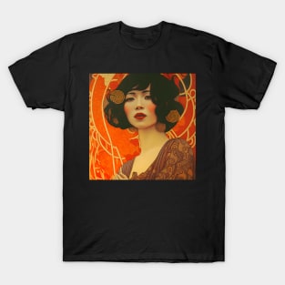 Art Deco Style Woman T-Shirt